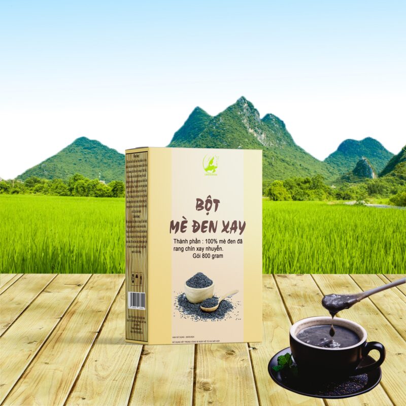 Bột mè đen đã rang xay 100% nguyên chất từ hạt mè loại 1 giá rẻ